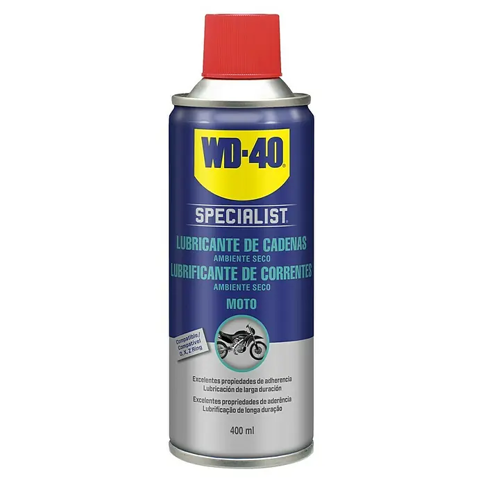 WD-40 Specialist Motorbike Aceite para cadena - 400 ml - Vista frontal