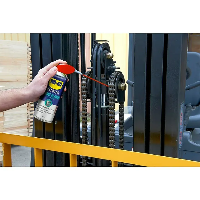 WD-40 Specialist Grasa de litio - 400 ml - Producto en uso