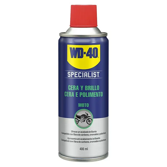 WD-40 Specialist Motorbike Cera para pulir - 400 ml - Vista frontal