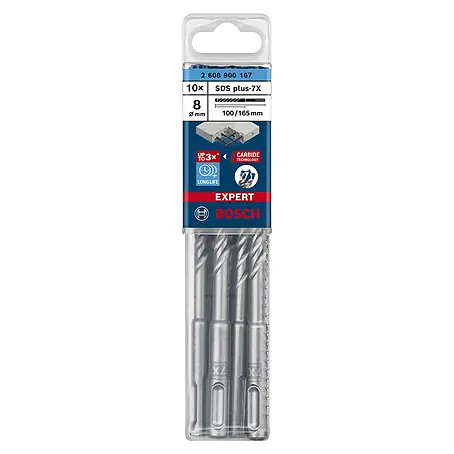 Bosch Professional Expert SDS-Plus Betonbohrer-Set SDS Plus-7X
