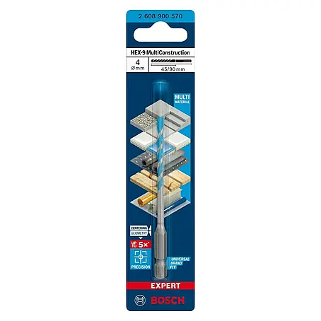 Bosch Professional Expert Bohrer Hex-9