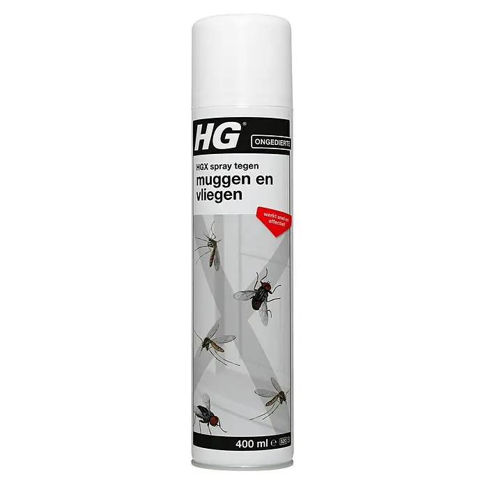 HG X Ongediertespray tegen muggen en vliegen - 400 ml - Vooraanzicht