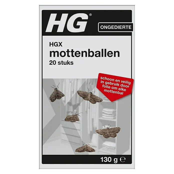 HG X Mottenballen - 20 stk. - Vooraanzicht