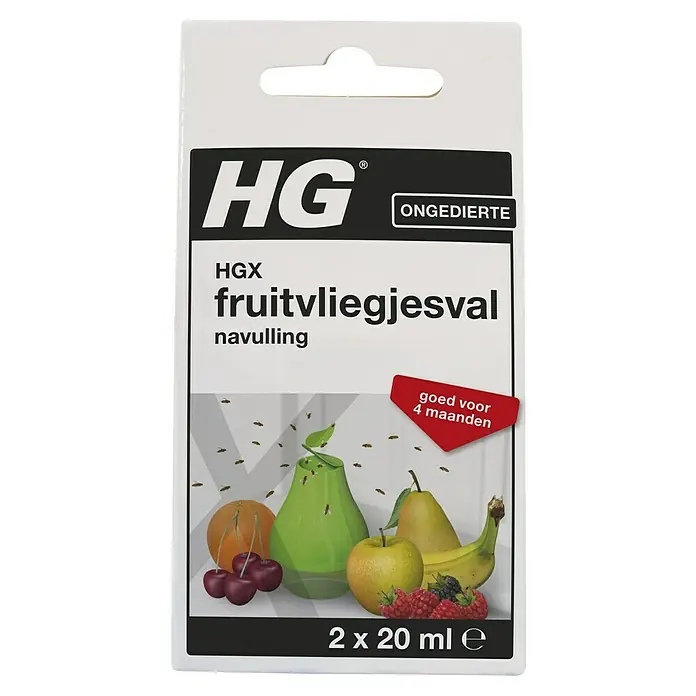 HG X Fruitvliegenval Navulling - 2 stk. - Vooraanzicht