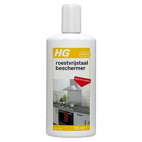 HG  Roestvrijstaalreiniger Beschermer