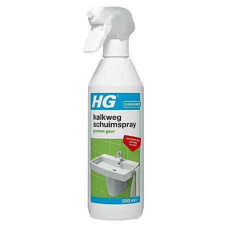 HG  Ontkalker Kalkweg Schuimspray Groene geur