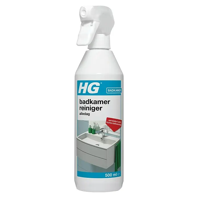 HG Reiniger voor badkamer en sanitair - 500 ml - Vooraanzicht