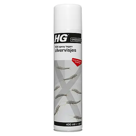HG X Ongediertespray tegen zilvervisjes