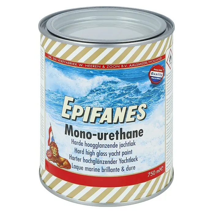 Epifanes Yachtlack Mono-Urethan - Mittelgrau 3212, 750 ml - Vorderansicht