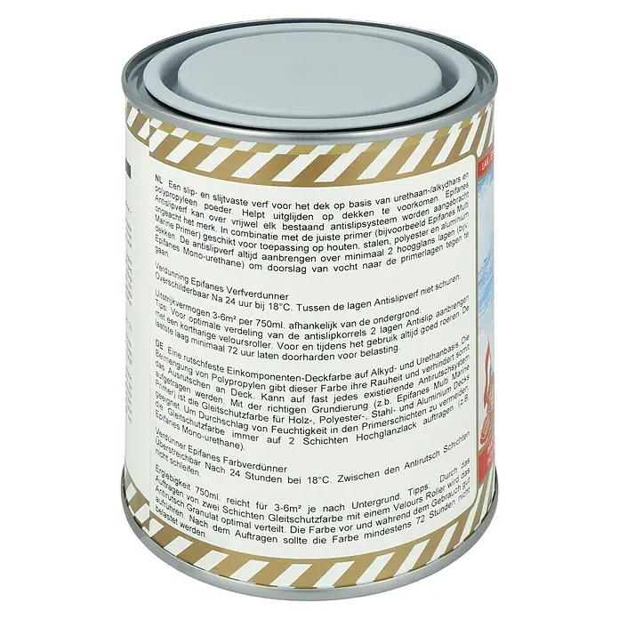 Epifanes Gleitschutzfarbe - 750 ml, Grau 212 - Rückansicht