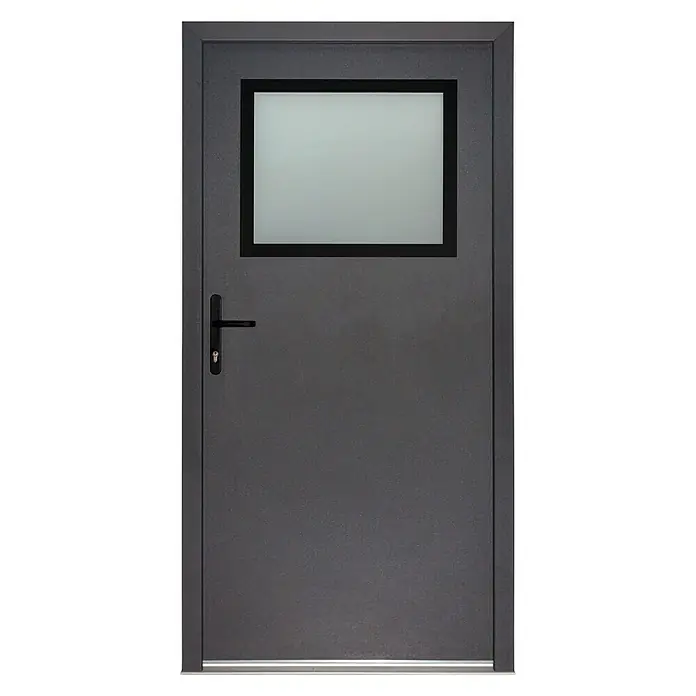 Splendoor Nebeneingangstür NS2 - 98 x 198 cm, DIN Anschlag: Links, Anthrazit - Vorderansicht