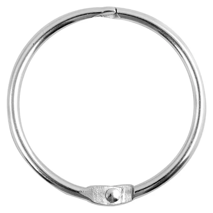 Spirella Duschvorhangringe Ringo - Silber - Ansicht von oben
