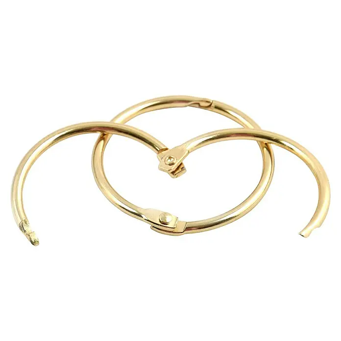 Spirella Duschvorhangringe Ringo - Gold - Ansicht von oben
