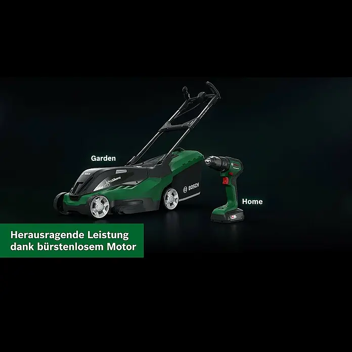 Bosch 18 V Power for All Akku-Bohrschrauber AdvancedDrill 18 - 18 V, 2 Akkus, 2,5 Ah, Leerlaufdrehzahl: 0 U/min - 1.250 U/min - Bosch Bürstenloser Motor