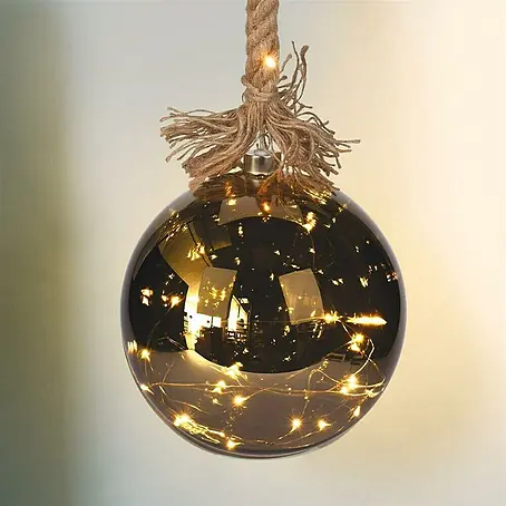 Bola decorativa LED con cuerda