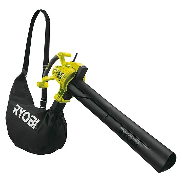 Ryobi Električni puhač za lišće - 3.000 W, Brzina puhanja: 375 km/h, 14 m³/min - Dijagonalni pogled