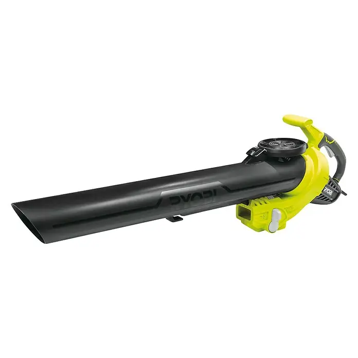 Ryobi Elektrische Bladblazer en zuiger RBV3000CESV - 3.000 W, Blaassnelheid: 375 km/u, 14 m³/min - Diagonaal zicht