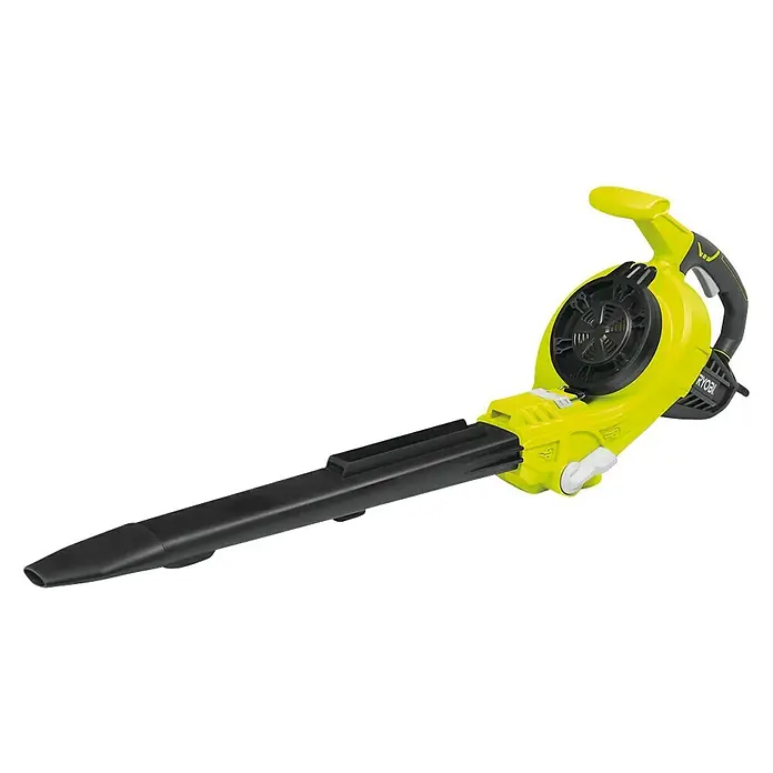 Ryobi Elektrische Bladblazer en zuiger RBV3000CESV - 3.000 W, Blaassnelheid: 375 km/u, 14 m³/min - Diagonaal zicht