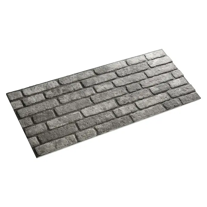 Revestimiento de pared Loft - 120 x 50 cm, Antracita - Vista angular