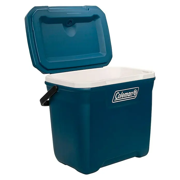 Coleman Nevera de camping 28QT Xtreme™ - L x An x Al: 31 x 43 x 47 cm, Volumen: 26 l, Azul - Vista angular
