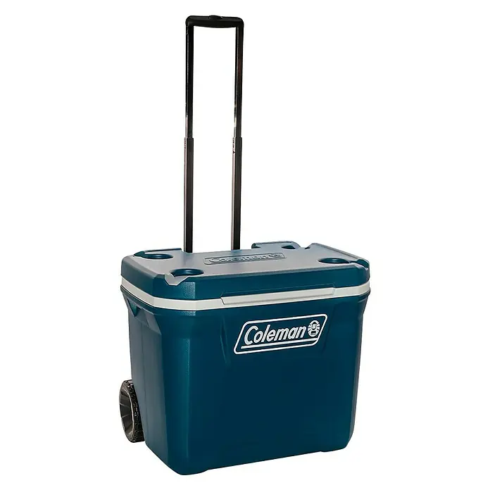 Coleman Nevera de camping 50QT Xtreme™ - L x An x Al: 43 x 49 x 65 cm, Volumen: 47 l, Azul - Vista angular