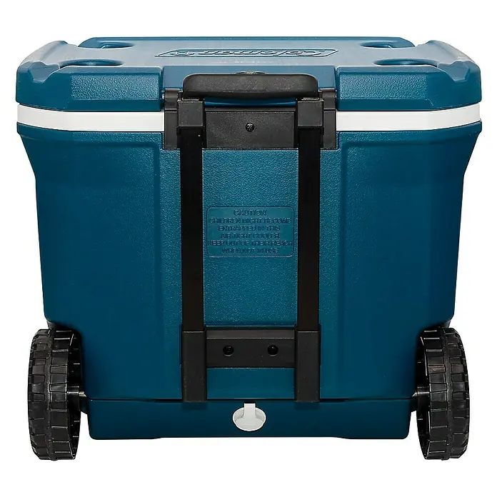 Coleman Nevera de camping 50QT Xtreme™ - L x An x Al: 43 x 49 x 65 cm, Volumen: 47 l, Azul - Vista trasera
