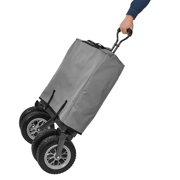Sklopiva kolica - D x Š x V: 106 x 68 x 115 cm, Opteretivost: 60 kg, Može se saviti - Pogled sprijeda