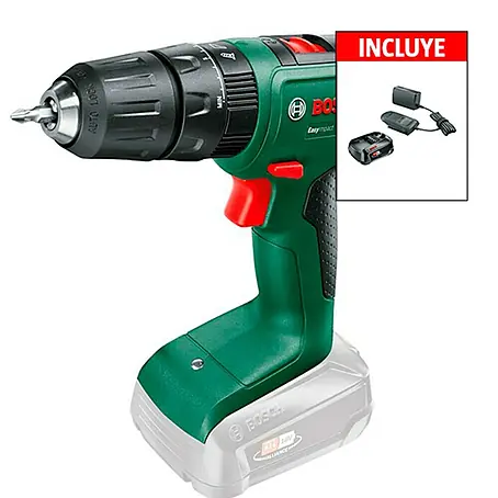 Bosch 18 V Power for All Set de taladro atornillador de batería EasyImpact 18V-40