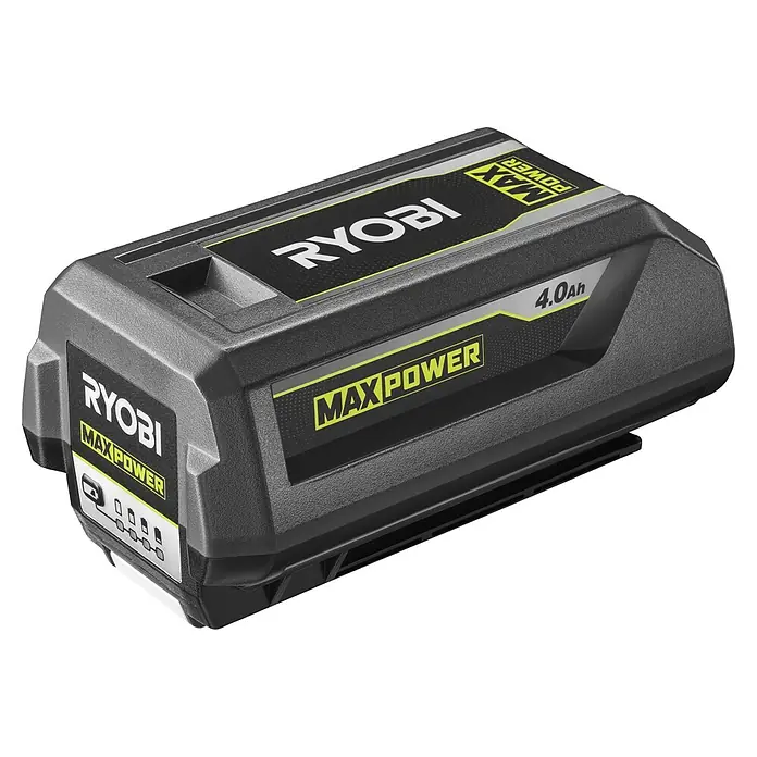 Ryobi Max Power Accu MAX POWER RY36B40B - 36 V, 4 Ah - Diagonaal zicht