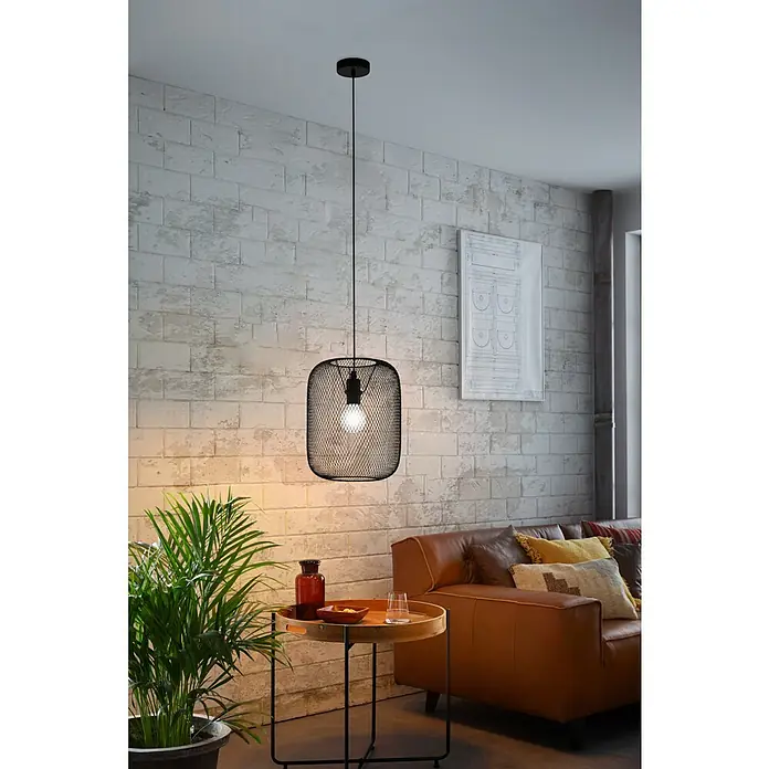 Eglo Wrington Pendelleuchte - 60 W, Schwarz, 300 mm - Stimmungsaufnahme