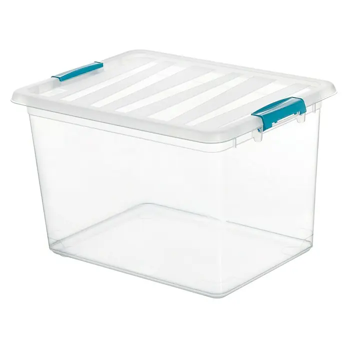 Caja con tapa Katla - 39 x 29 x 25,5 cm, 20 l, Con tapa, Polipropileno