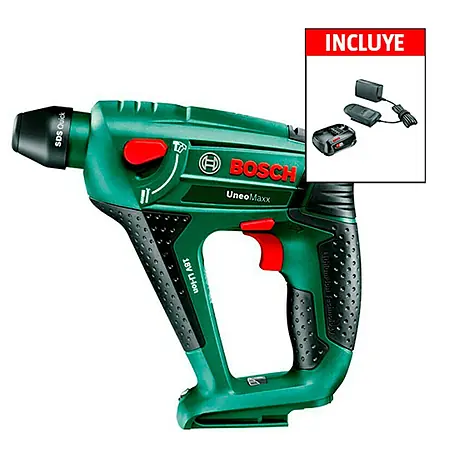 Bosch 18 V Power for All Martillo perforador de batería Uneo Maxx