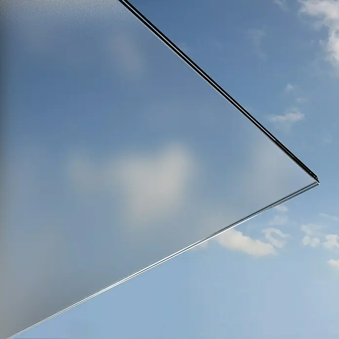 Solid Elements Vordachglasscheibe Pure Maxi - 1.500 x 900 mm, Mattglas - Detailaufnahme
