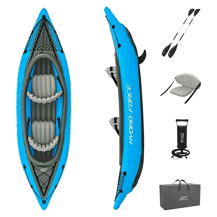 Hydro-Force Kajak Cove Champion X2 - D x Š: 331 x 88 cm, Nosiva sila: 180 kg, Prikladno za: 2 osobe - Pogled sprijeda