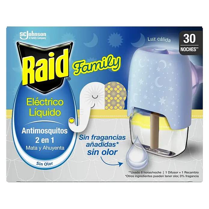 Raid Producto anti-insectos Familiy - Apto para: Mosquitos - Vista frontal