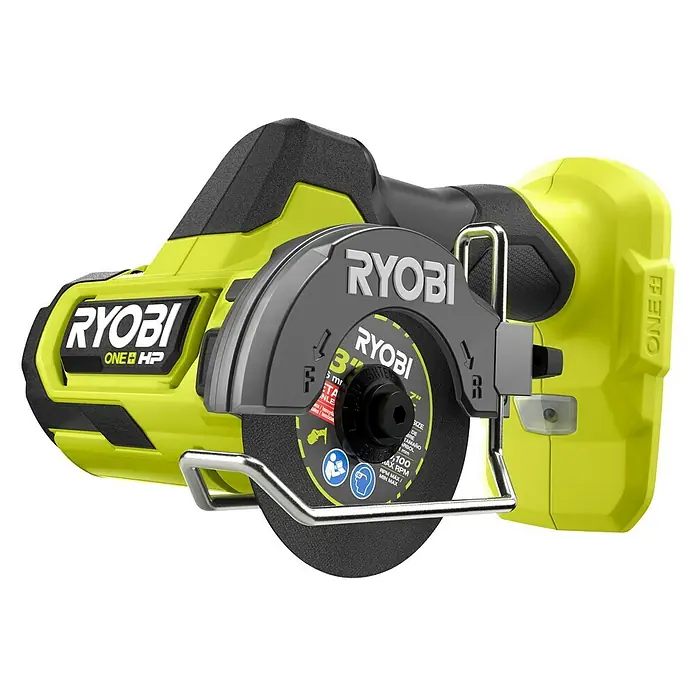 Ryobi ONE+HP Akku-Trennschleifer RCT18C-0 - 18 V, Ohne Akku, Max. Leerlaufdrehzahl: 20.000 U/min - Diagonale Ansicht