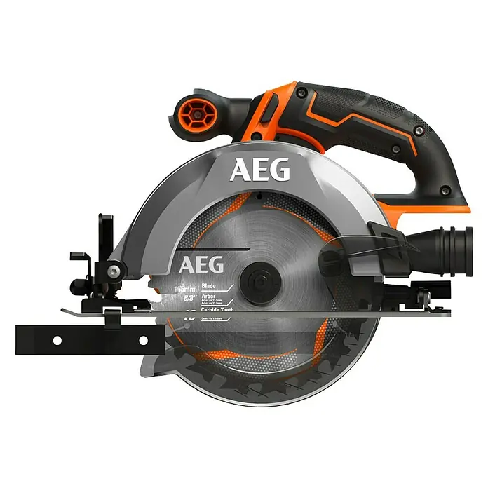AEG Akku-Handkreissäge BKS18C2-0 - 18 V, Ohne Akku, Leerlaufdrehzahl: 3.700 U/min - Linke Seitenansicht