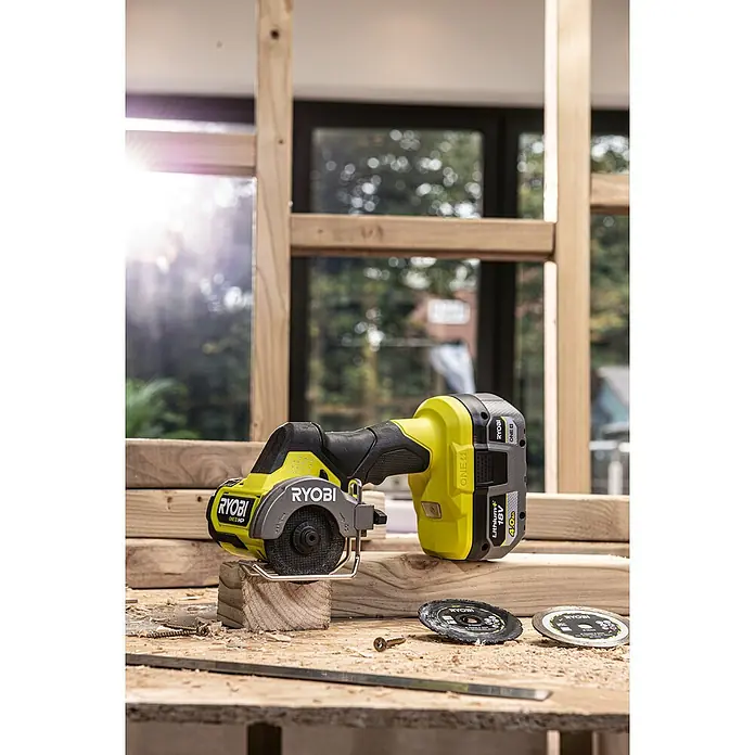 Ryobi ONE+HP Akku-Trennschleifer RCT18C-0 - 18 V, Ohne Akku, Max. Leerlaufdrehzahl: 20.000 U/min - Stimmungsaufnahme