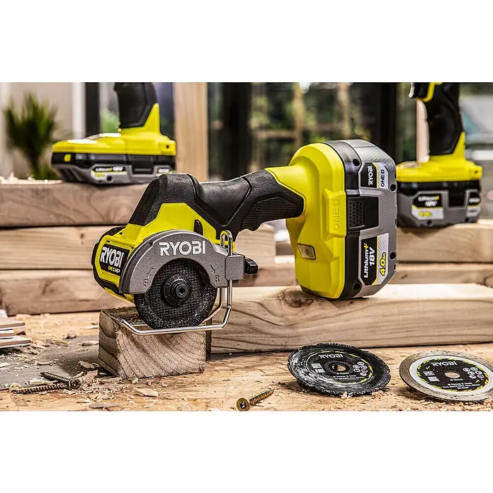 Ryobi ONE+HP Akku-Trennschleifer RCT18C-0 - 18 V, Ohne Akku, Max. Leerlaufdrehzahl: 20.000 U/min - Stimmungsaufnahme