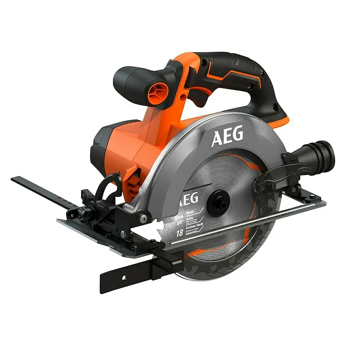 AEG Akku-Handkreissäge BKS18C2-0 - 18 V, Ohne Akku, Leerlaufdrehzahl: 3.700 U/min - Diagonale Ansicht