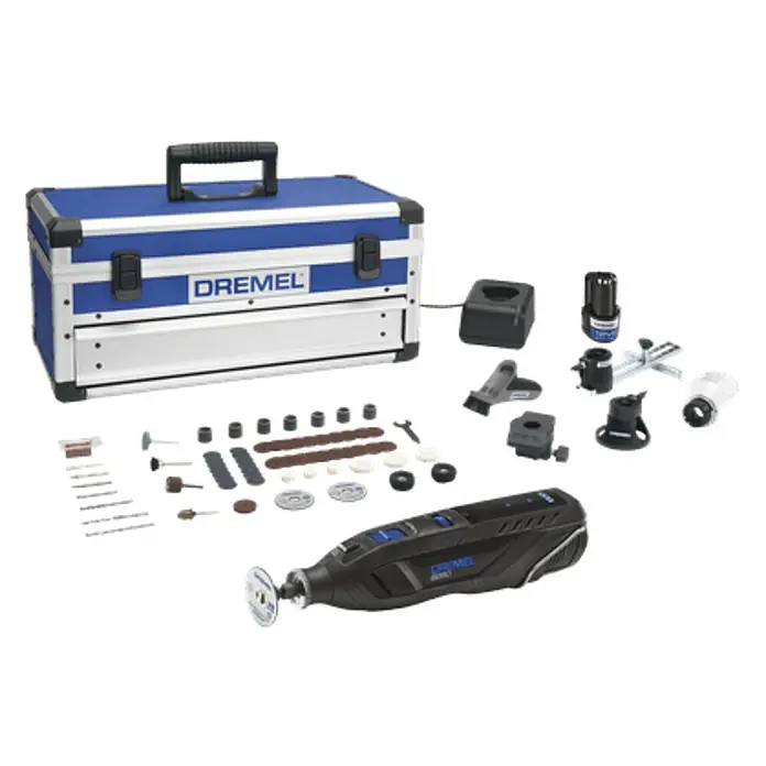 Dremel Multiherramienta de batería 8260 - 12 V, 3 Ah, Número de revoluciones de marcha en vacío: 5.000 r.p.m. - 30.000 r.p.m. - Vista angular
