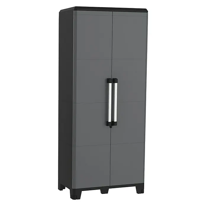 Terry Transforming Armario de PVC PRO Modular - L x An x Al: 43,6 x 78 x 184,4 cm, Capacidad de carga: 50 kg/balda - Vista angular