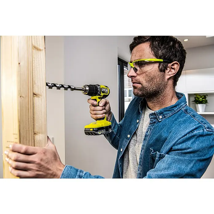 Ryobi ONE+HP Bohrmaschine RDD18C-0 - Leerlaufdrehzahl: 0 U/min - 1.700 U/min, 18 V, Ohne Akku, Schlagzahl: 0 - 1.700 U/min - Anwendungsbeispiel