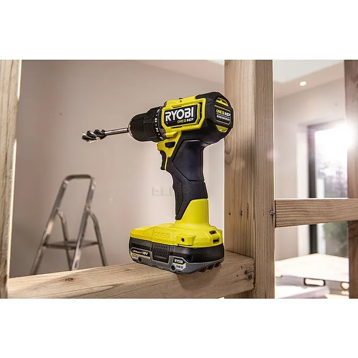 Ryobi ONE+HP Bohrmaschine RDD18C-0 - Leerlaufdrehzahl: 0 U/min - 1.700 U/min, 18 V, Ohne Akku, Schlagzahl: 0 - 1.700 U/min - Stimmungsaufnahme