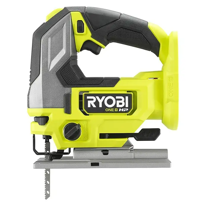 Ryobi ONE+HP Akku-Stichsäge RJS18X-0 Performance - 18 V, Ohne Akku, Leerlaufhubzahl: 800 - 3.400 Hübe/min - Linke Seitenansicht