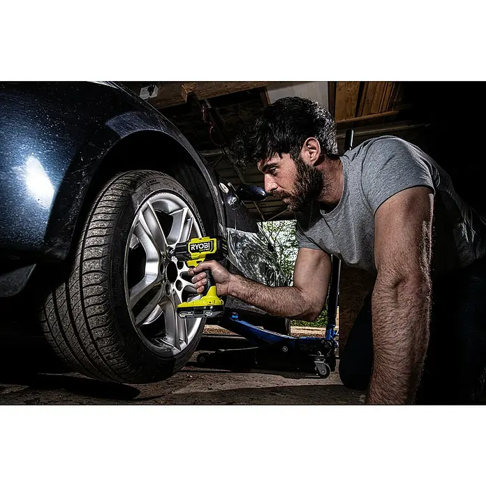Ryobi ONE+HP Akku-Schlagschrauber RIW18X-0 Performance - 18 V, Ohne Akku, Leerlaufdrehzahl: 0 U/min - 2.800 U/min - Anwendungsbeispiel