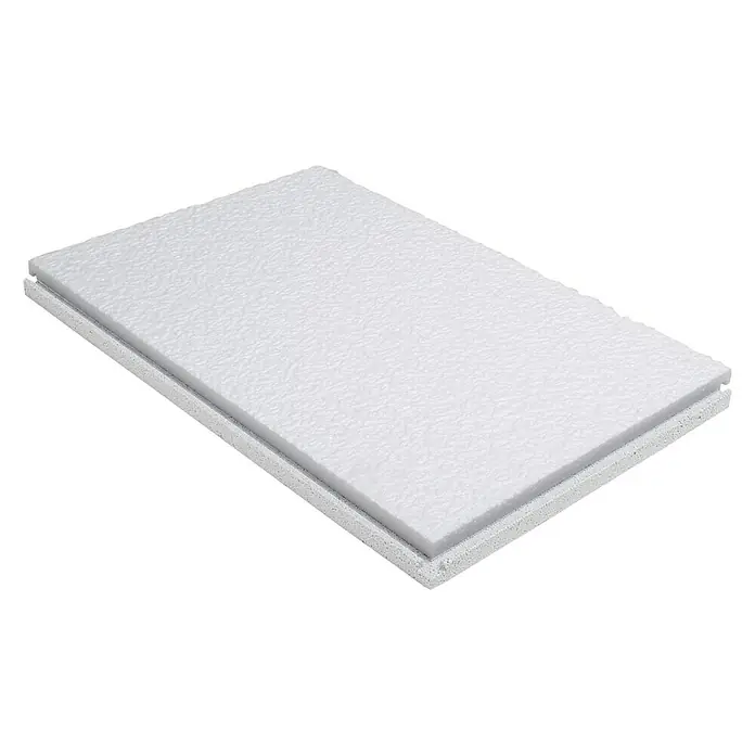 Climapor Energiespar-Dämmplatte - Inhalt ausreichend für ca.: 0,9 m², Höhe: 3 cm, Polystyrol - Diagonale Ansicht