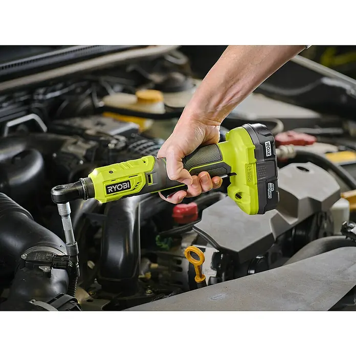 Ryobi ONE+ Akku-Ratschenschrauber R18RW2-0 - 18 V, Ohne Akku, ¼″, 60 Nm - Anwendungsbeispiel