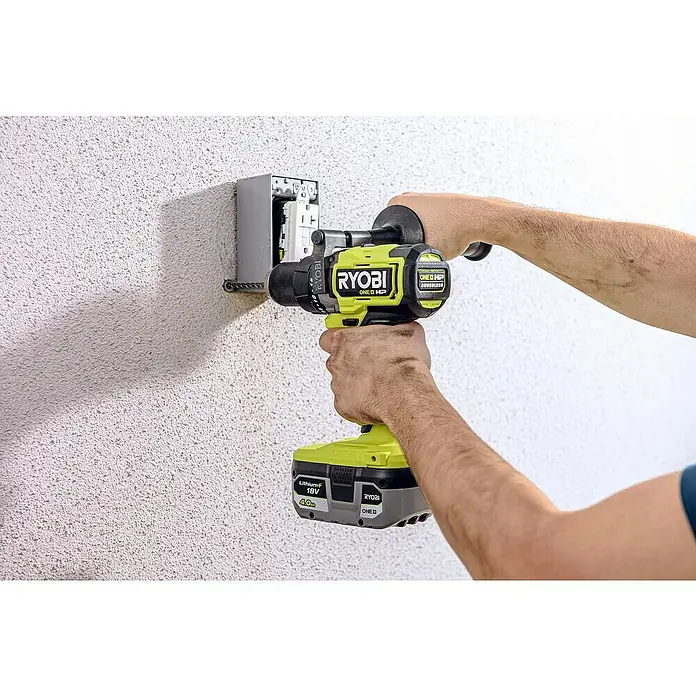 Ryobi ONE+HP Akku-Schlagbohrschrauber RPD18X-0 - 18 V, Ohne Akku, Leerlaufdrehzahl: 0 U/min - 2.100 U/min - Anwendungsbeispiel