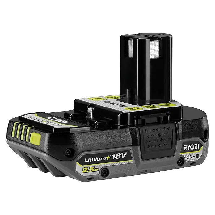 Ryobi ONE+HP Akku RB1825C - 18 V, 2,5 Ah - Diagonale Ansicht